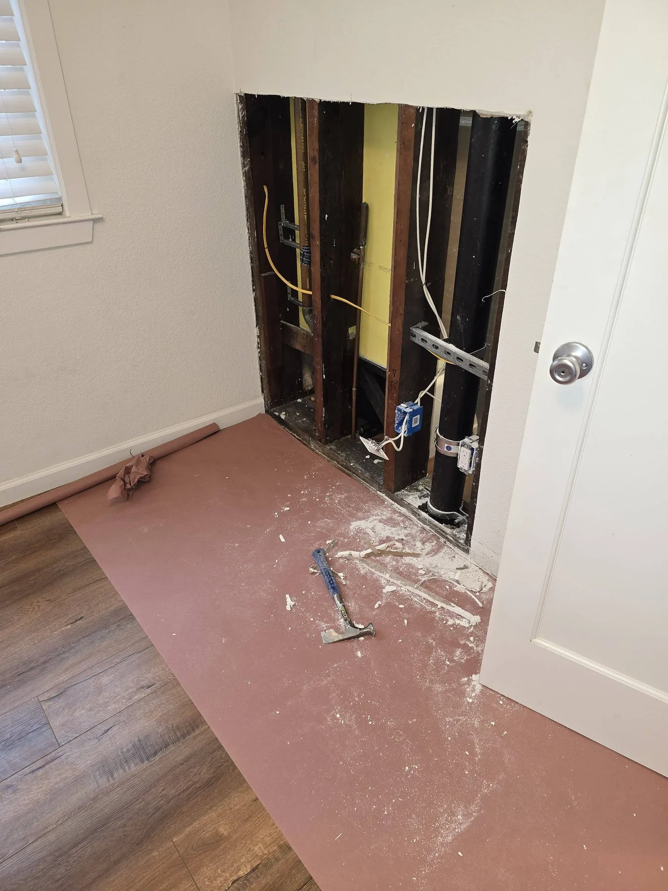 Before: Drywall Access and Repair